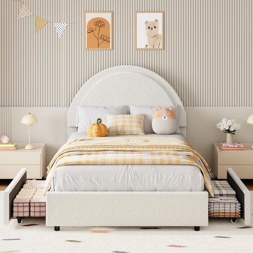 Twin bed frame headboard - bed,